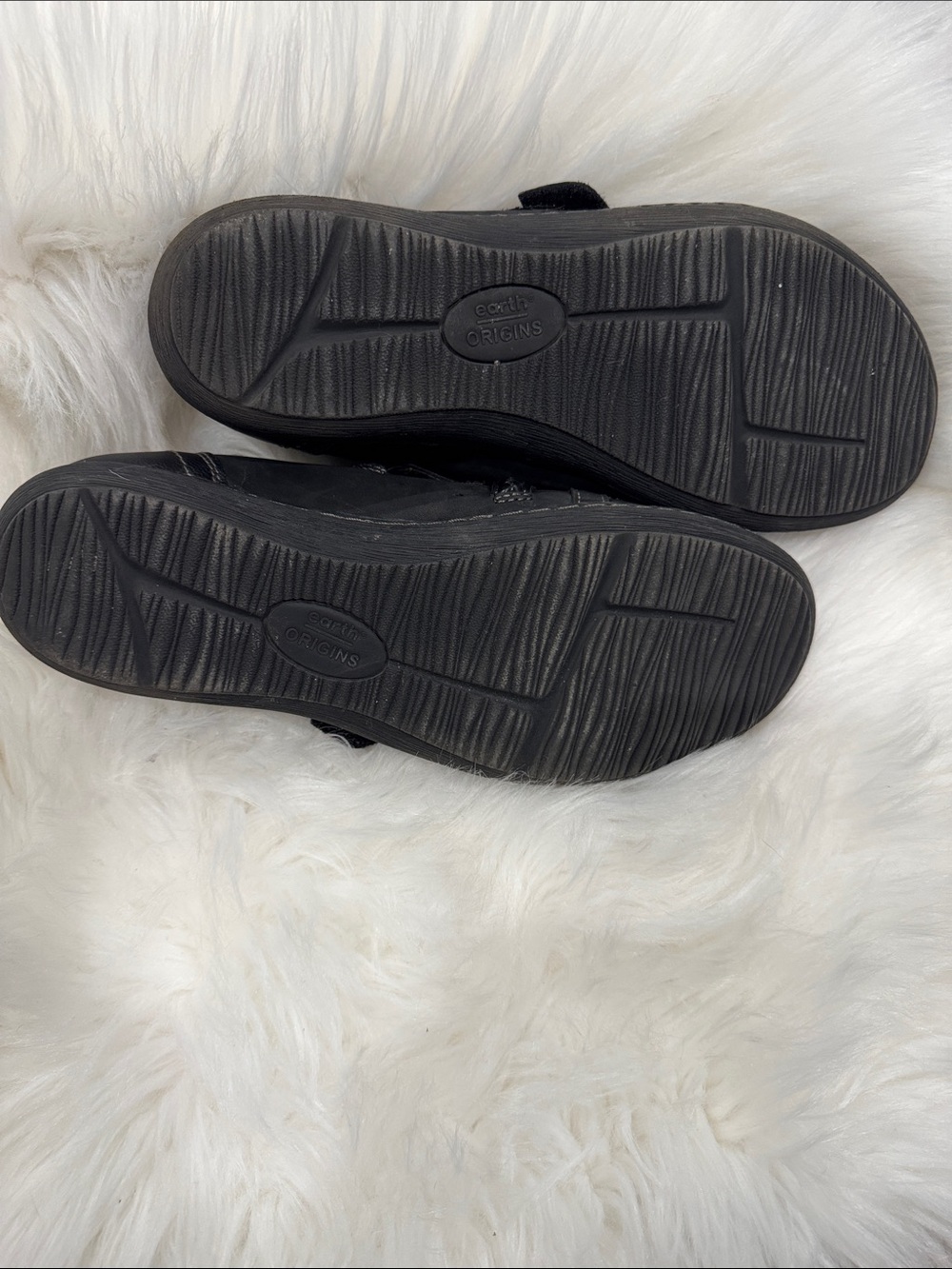 Earth Origins Black Braided Cross-Strap Slip-On Flats 10 - Picture 5 of 8